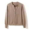 Solarae | Women’s Button-Up Front Crew Neck Cardigan | Casual Feel