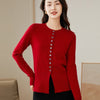 Cirelda | Women’s Crew Neck & Clean Drape Button-Down Cardigan