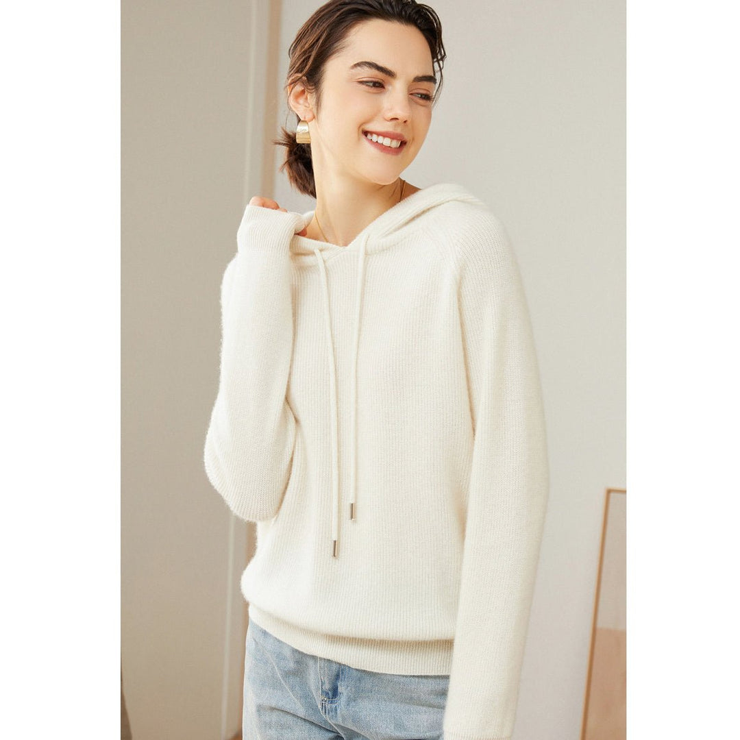 Zephira | Women’s Hoodie Top | Ribbed Cuffs & Relaxed Everyday Fit