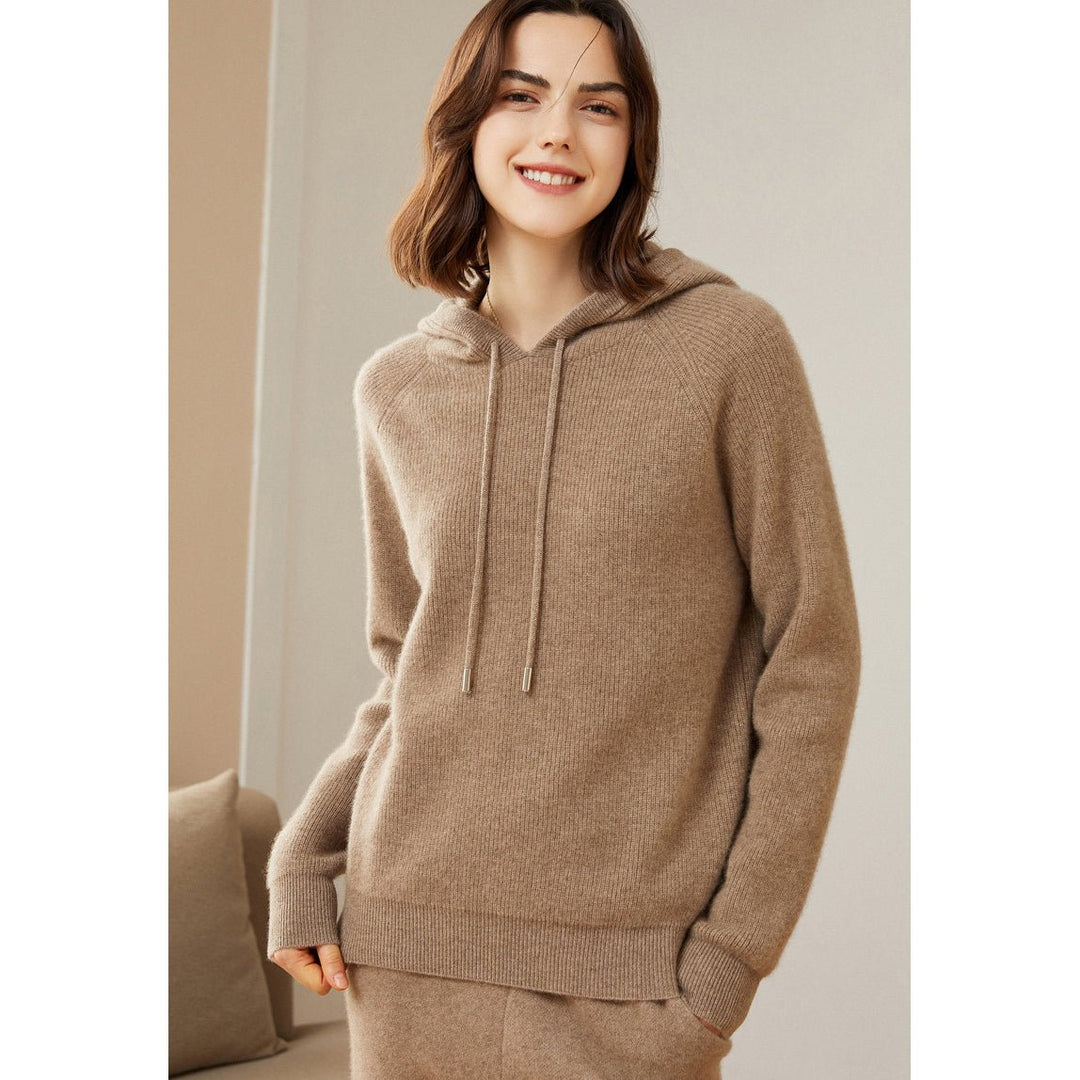 Zephira | Women’s Hoodie Top | Ribbed Cuffs & Relaxed Everyday Fit
