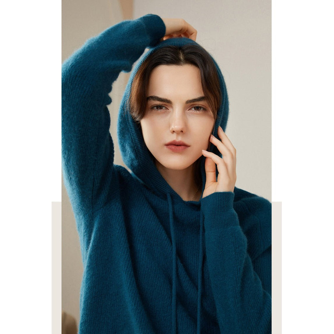 Zephira | Women’s Hoodie Top | Ribbed Cuffs & Relaxed Everyday Fit