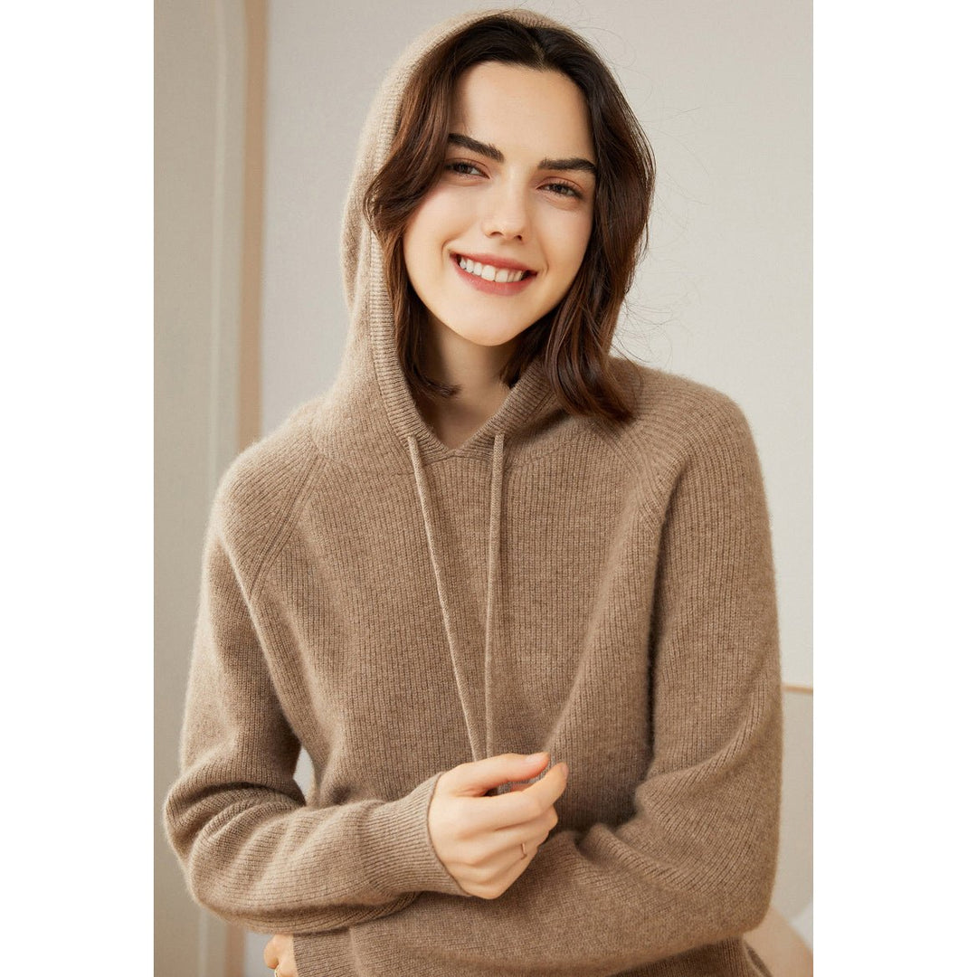 Zephira | Women’s Hoodie Top | Ribbed Cuffs & Relaxed Everyday Fit