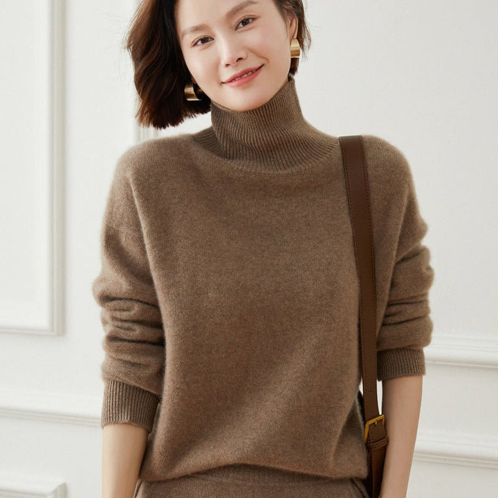 Islena | Women’s Cozy Turtleneck Sweater | Long Sleeve & Gentle Feel
