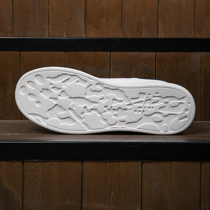 Women's Clean White Leather Sneakers