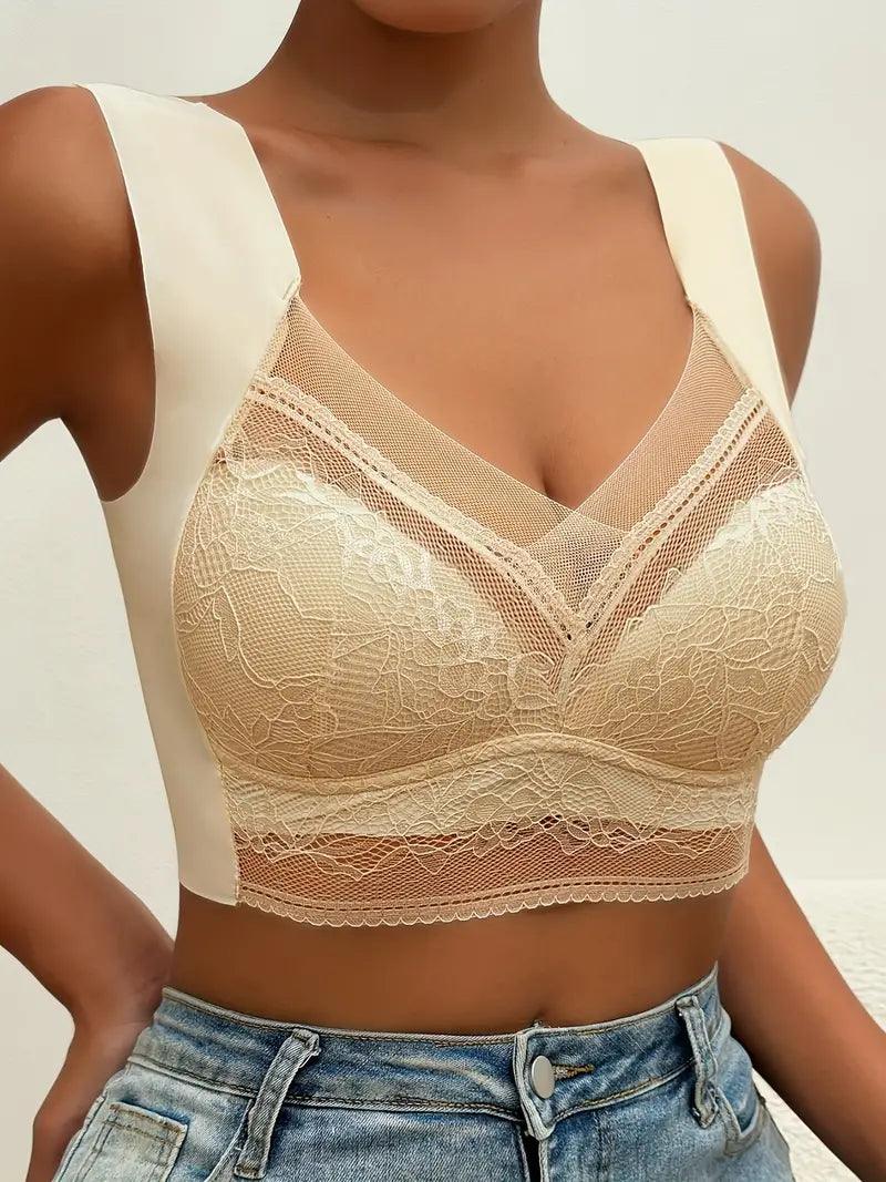 Seamless Push Up Lace Bralette