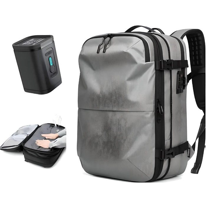 Carry-On Compression Backpack – Lightweight, Secure & Ideal for Short Travel Adventures