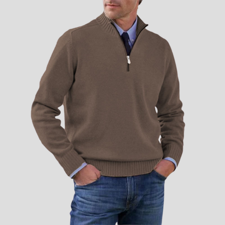 Men’s Half-Zip Sweater – Stylish Layering Choice