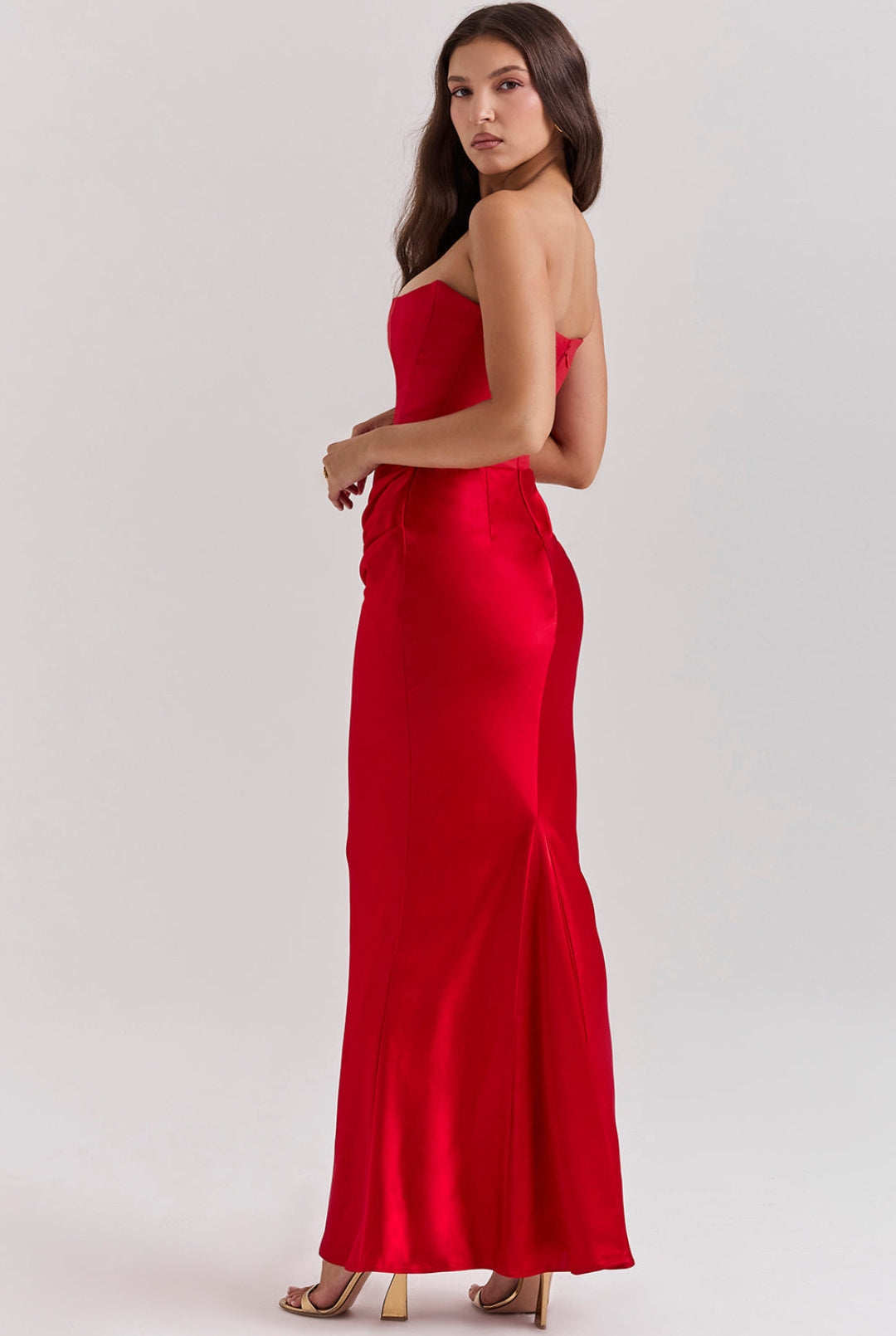 Avelinne | Women’s Strapless Corset Dress | Maxi