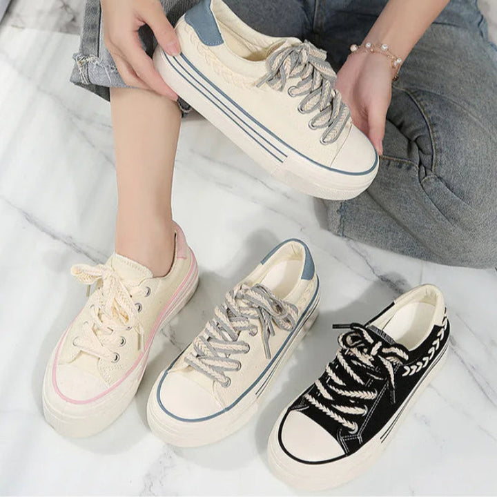 Serenity Platform Canvas Sneakers
