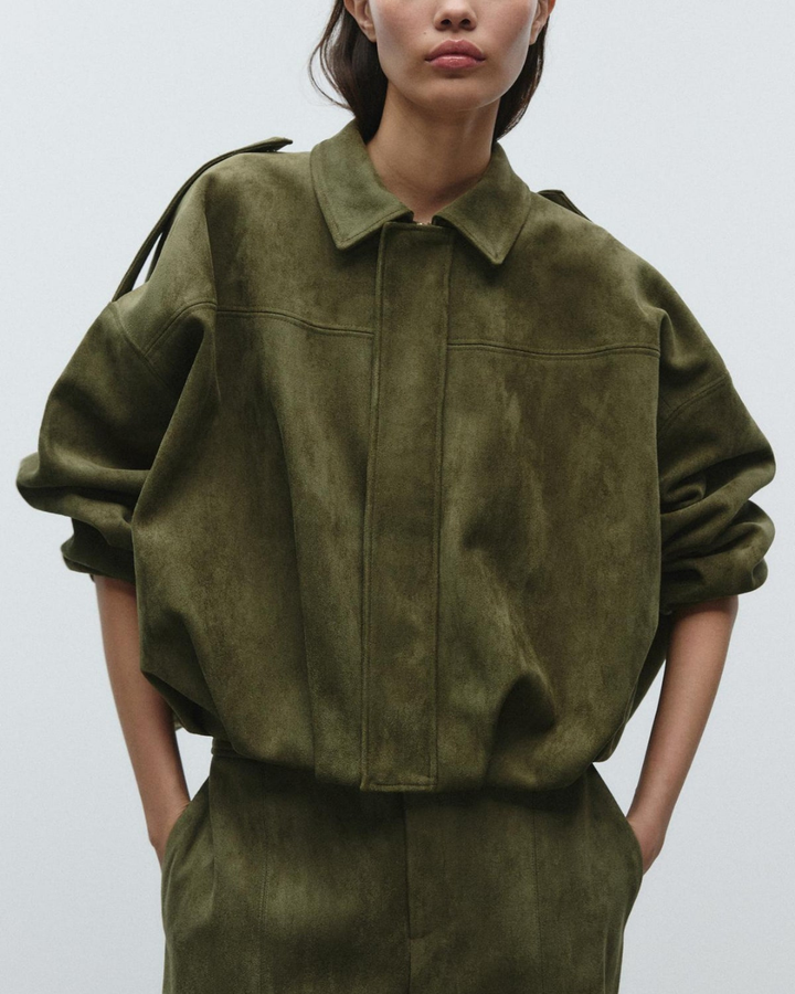 Sahira | Women’s Bomber Jacket | Textured Look & Modern Shape