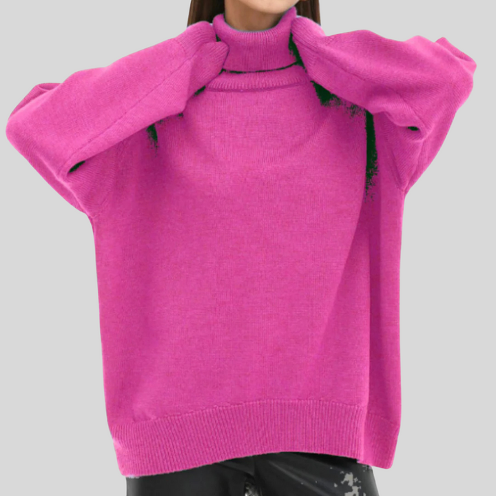 Modern Rollneck Sweater for Women – Elevated Cold-Weather Layer