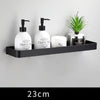 Black Space Aluminum Wall Shelf