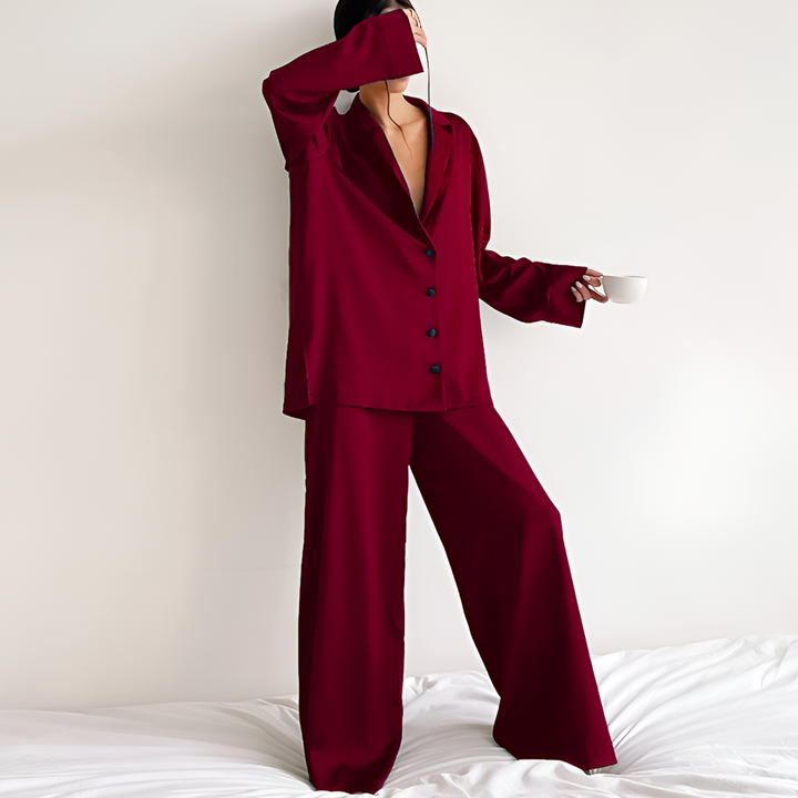 Women’s Satin Loungewear Set