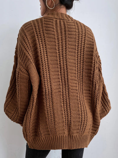Orlathia | Women’s Cable Knit Cozy Layer Slouch Cardigan