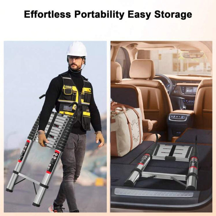 5M/16.4ft Telescoping Ladder – Lightweight, Portable & Extendable