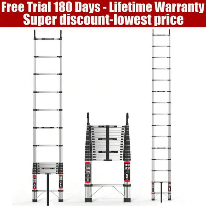 5M/16.4ft Telescoping Ladder – Lightweight, Portable & Extendable
