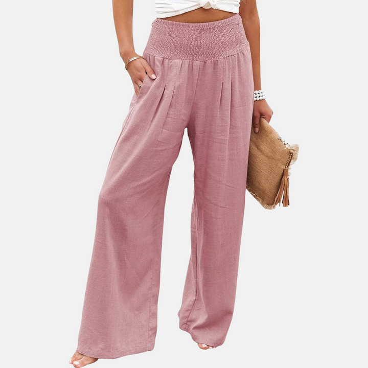 Wide-Leg Summer Pants