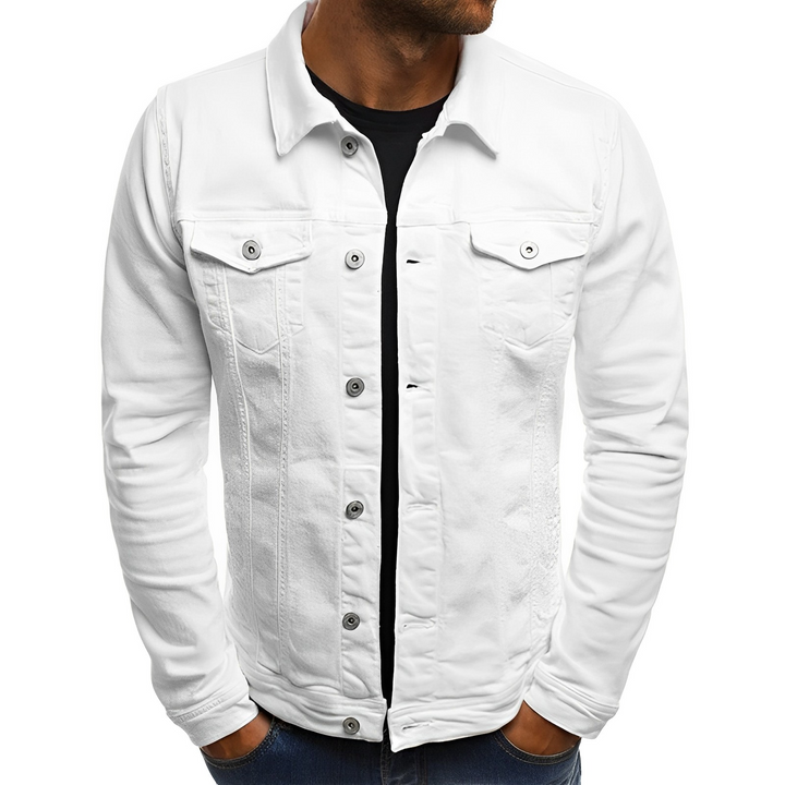 Men's Denim Summer Jacket – Lightweight Style for Warm-Weather Days