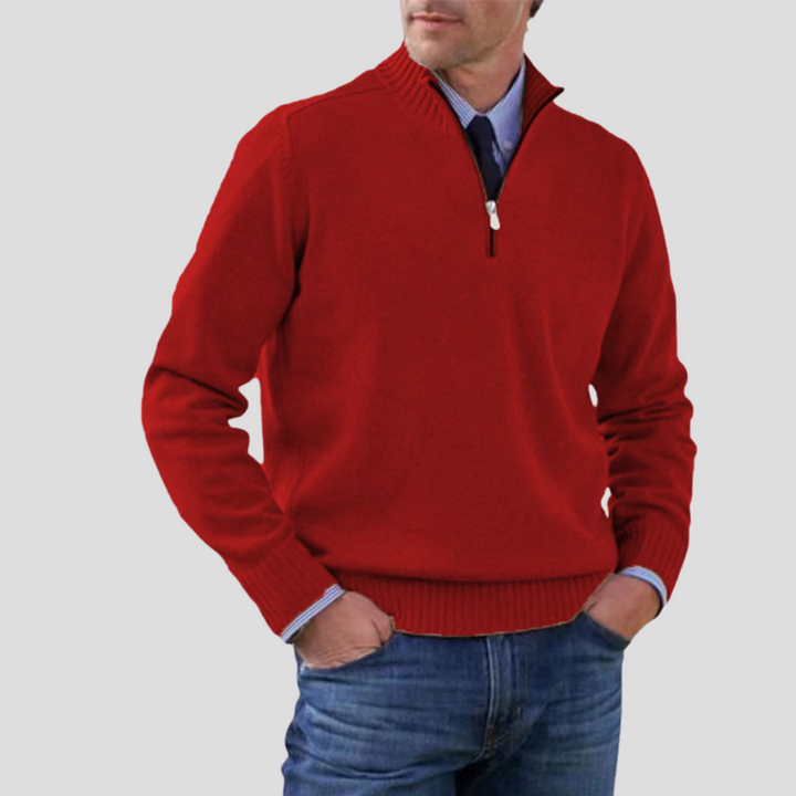 Men’s Half-Zip Sweater – Stylish Layering Choice