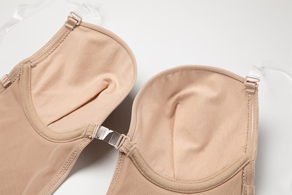 Deep V and backless body shaper