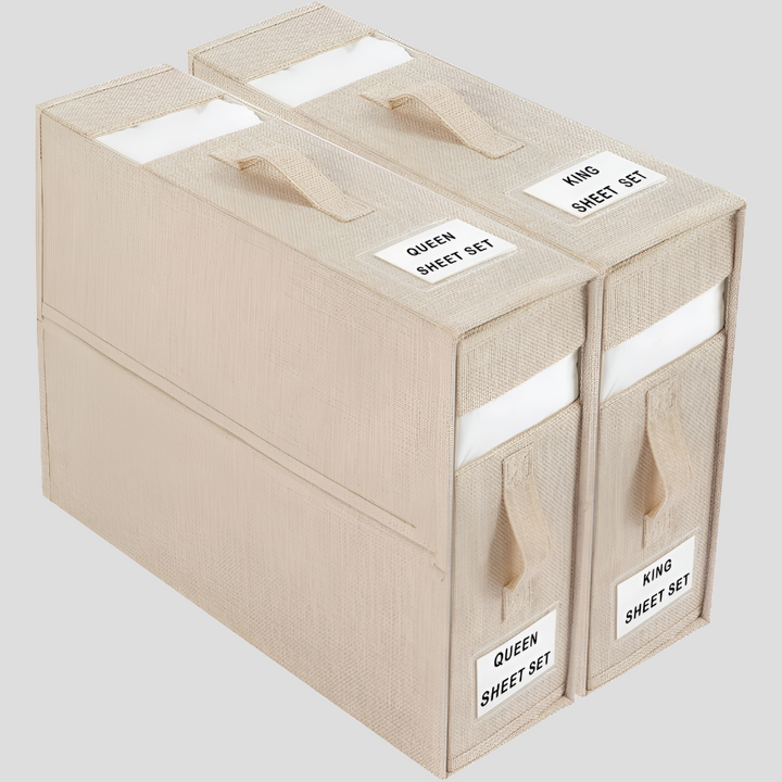 Foldable Bed Sheet Organizer Box