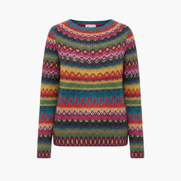 Women’s Knit Sweater with Round Neck