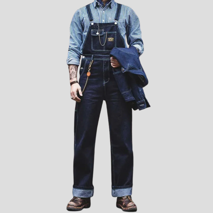 Men’s Indigo Denim Overalls