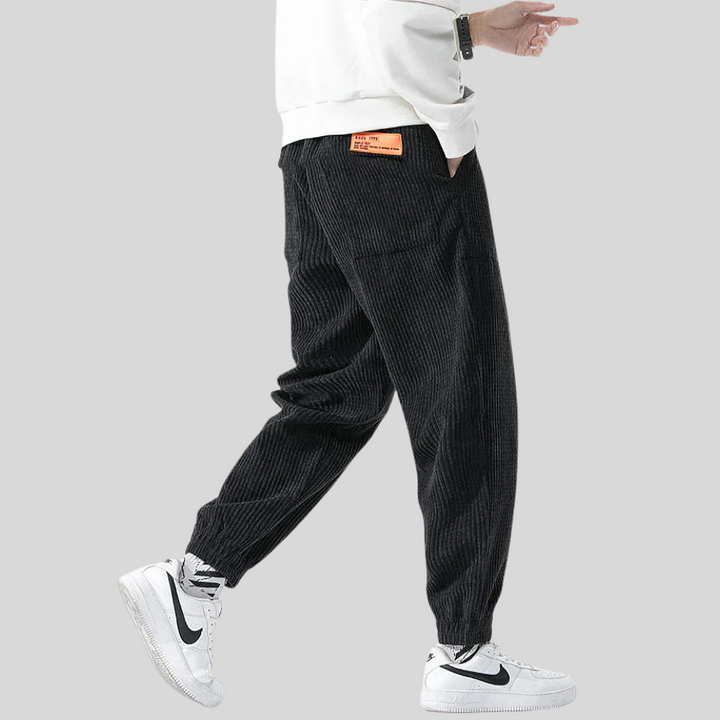 Men’s Wide Cord Joggers – Relaxed Everyday Style