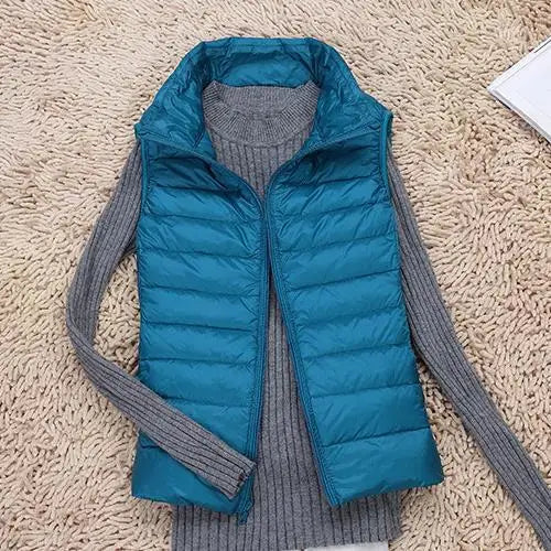 Women's Ultra Light Down Vest Warm & Lightweight