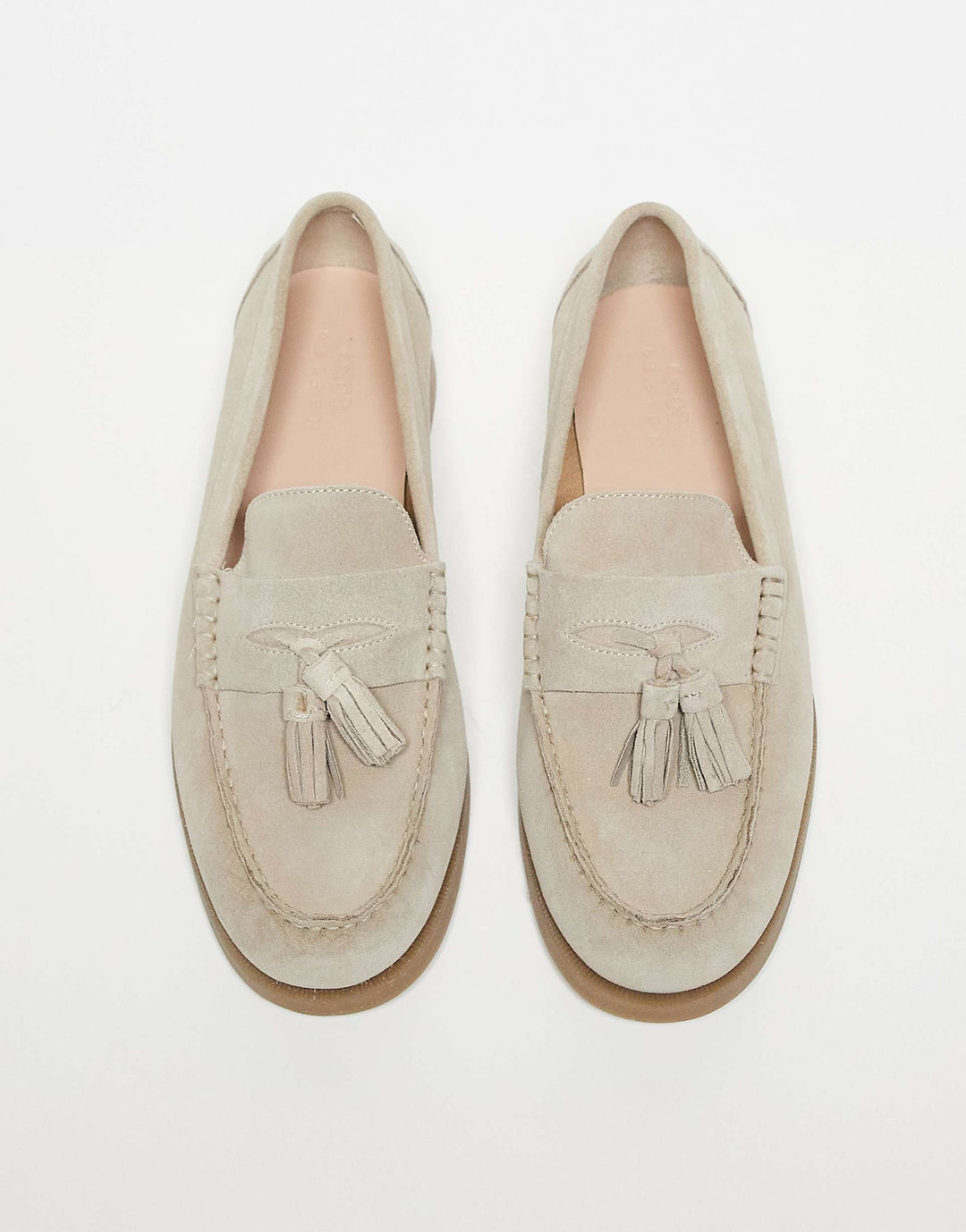 Luxury Suede Loafers with Tassel Detail