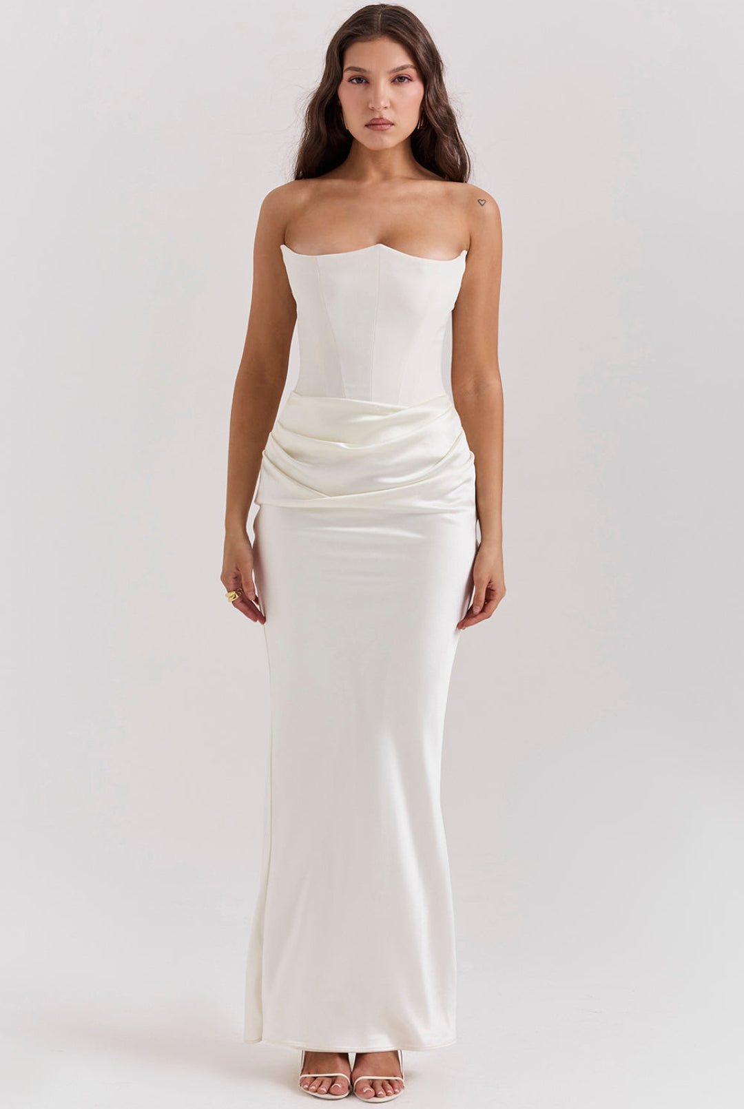 Avelinne | Women’s Strapless Corset Dress | Maxi