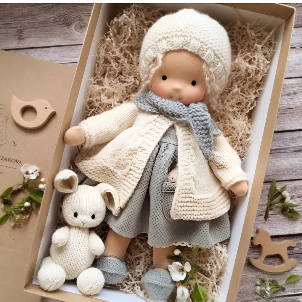 Handmade Waldorf Cuddly Doll