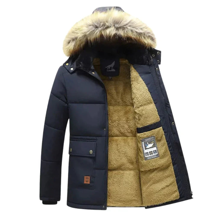 Men’s Winter Parka with Detachable Hood