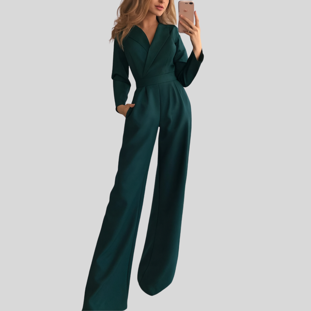 Wide-Strap Jumpsuit – Clean One-Piece Style