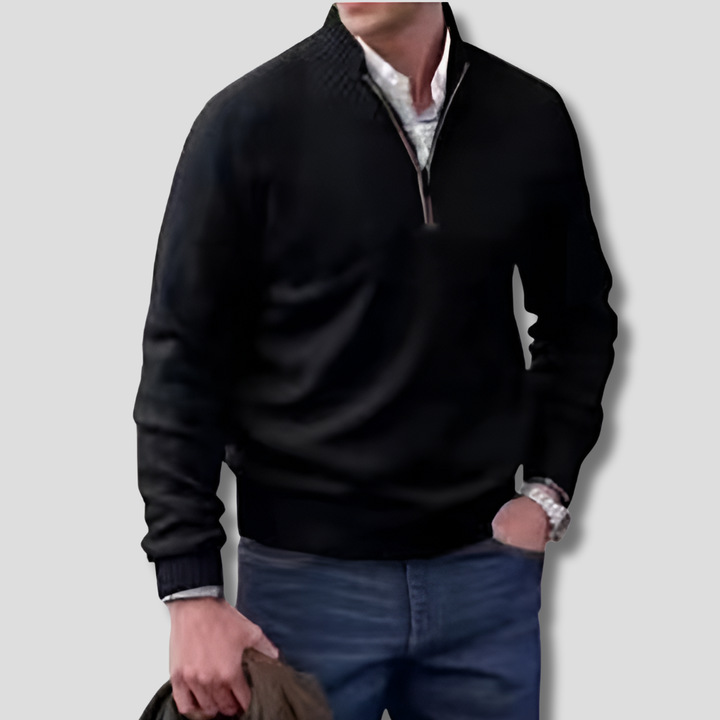 Men’s Half-Zip Sweater – Stylish Layering Choice
