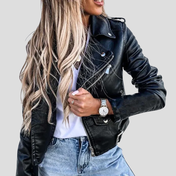 Women’s Lined Leather Jacket