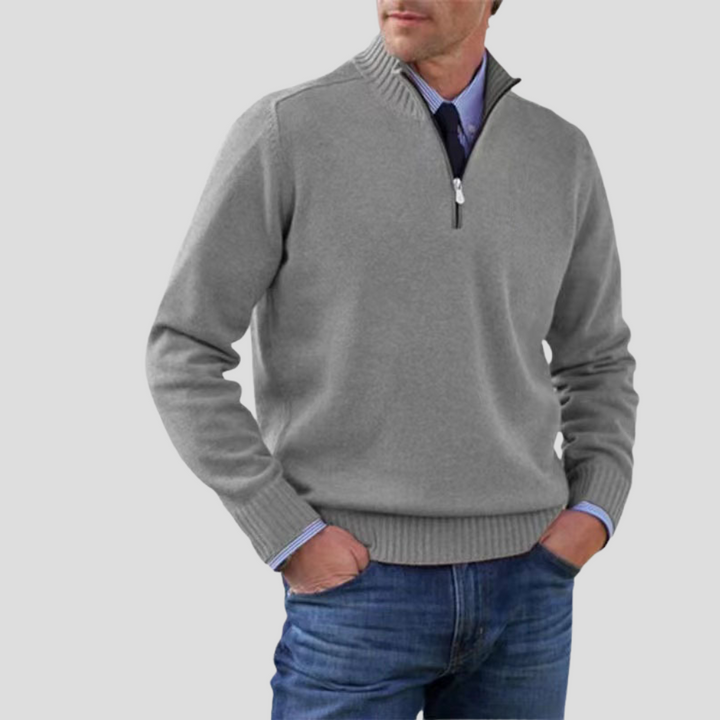 Men’s Half-Zip Sweater – Stylish Layering Choice