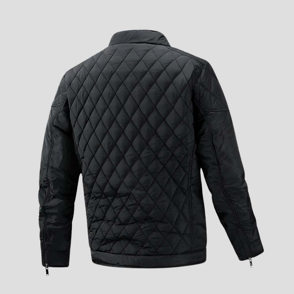 Elegant Transitional Quilted Jacket for Men