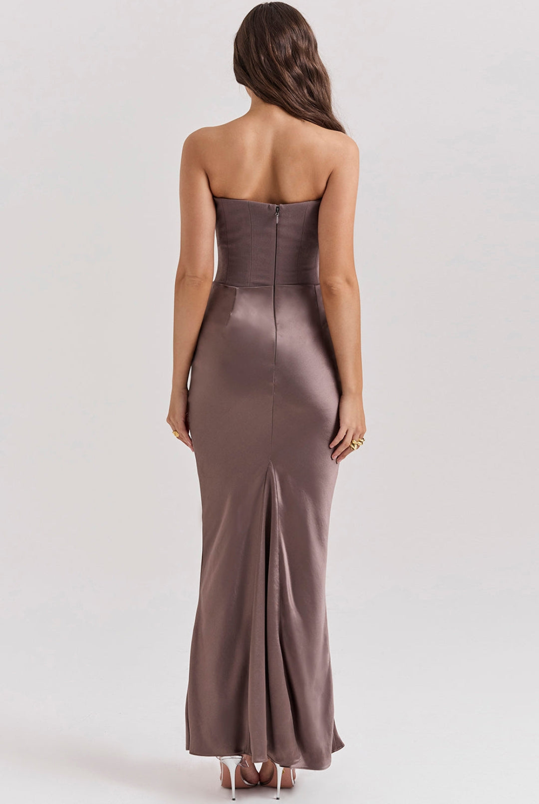 Avelinne | Women’s Strapless Corset Dress | Maxi