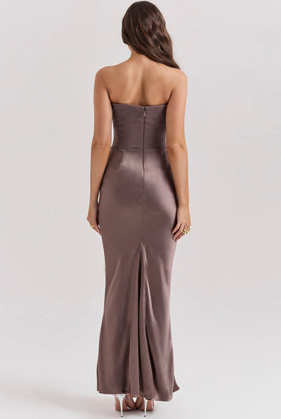 Avelinne | Women’s Strapless Corset Dress | Maxi