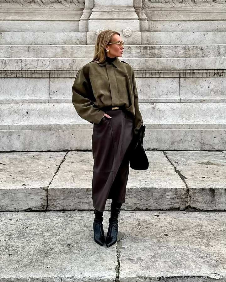 Sahira | Women’s Bomber Jacket | Textured Look & Modern Shape