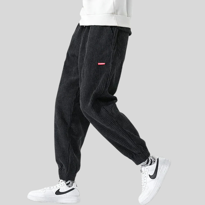Men’s Wide Cord Joggers – Relaxed Everyday Style