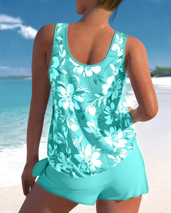 Women’s Tankini Swimsuit Two Piece Set