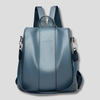 Anti-theft Leather Backpack for Stylish Women