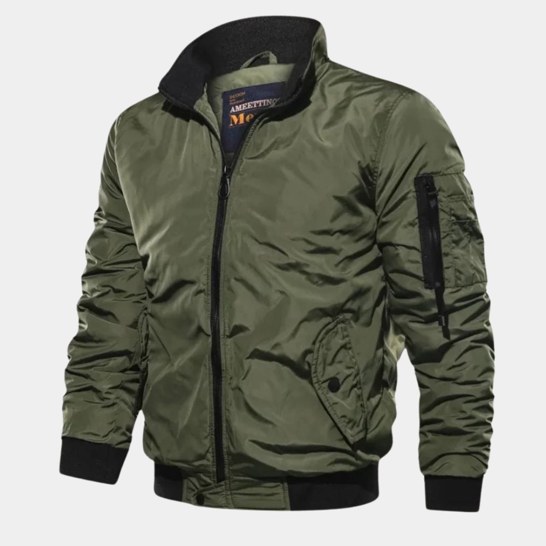 Wind-resistant Bomber Jacket for Men