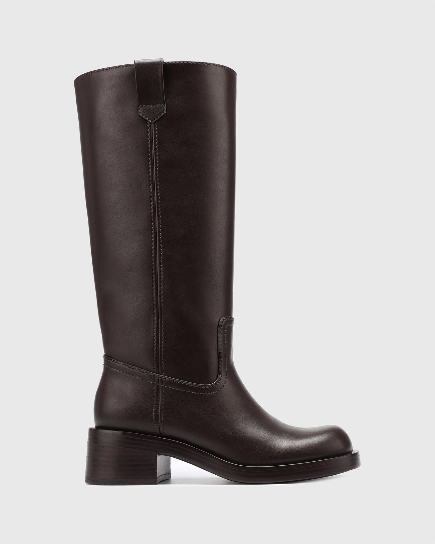 Milira | Women’s Stacked Heel Knee Boots | Timeless Comfort