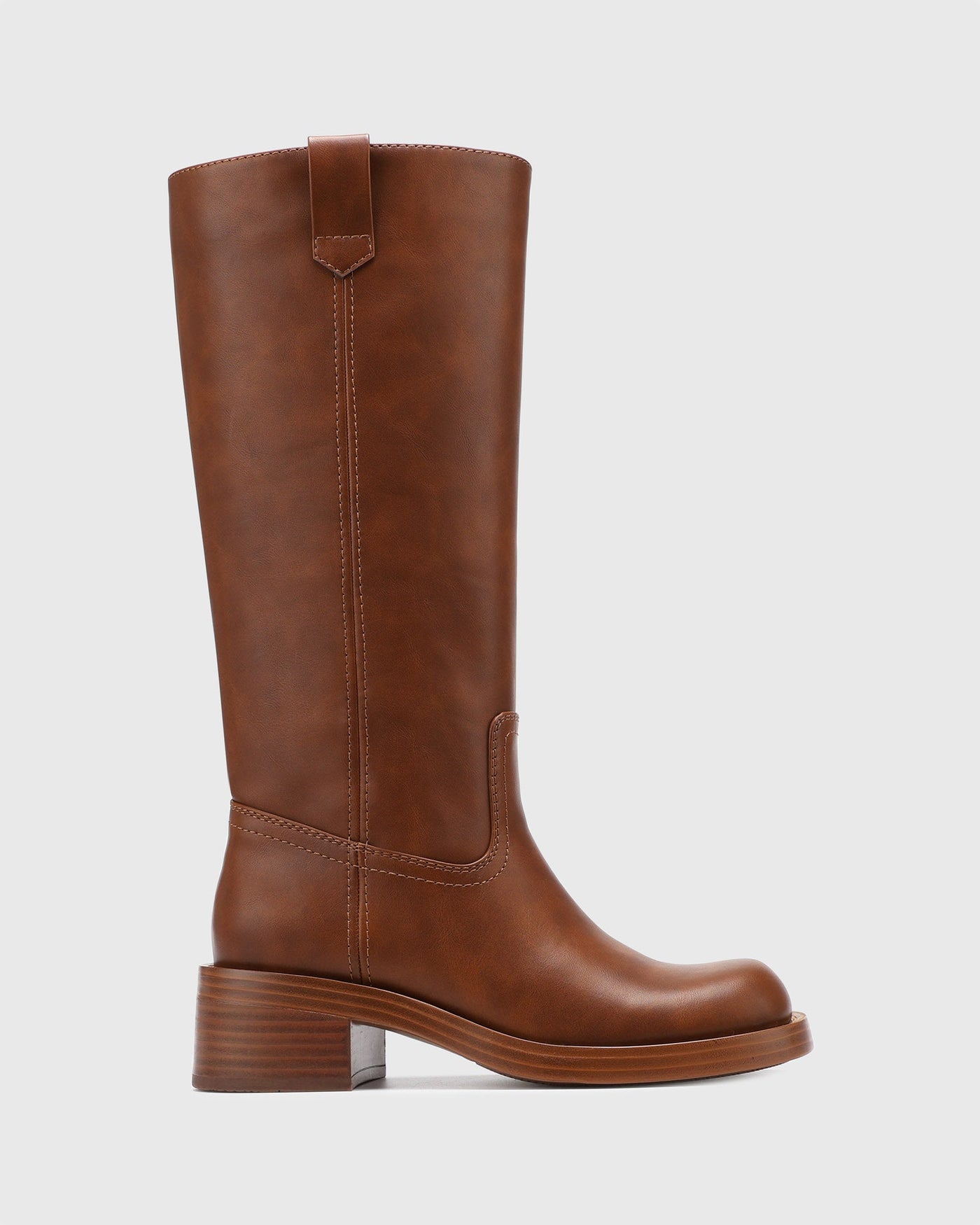 Velona | Women’s Stacked Heel Knee Boots | Sophisticated Edge