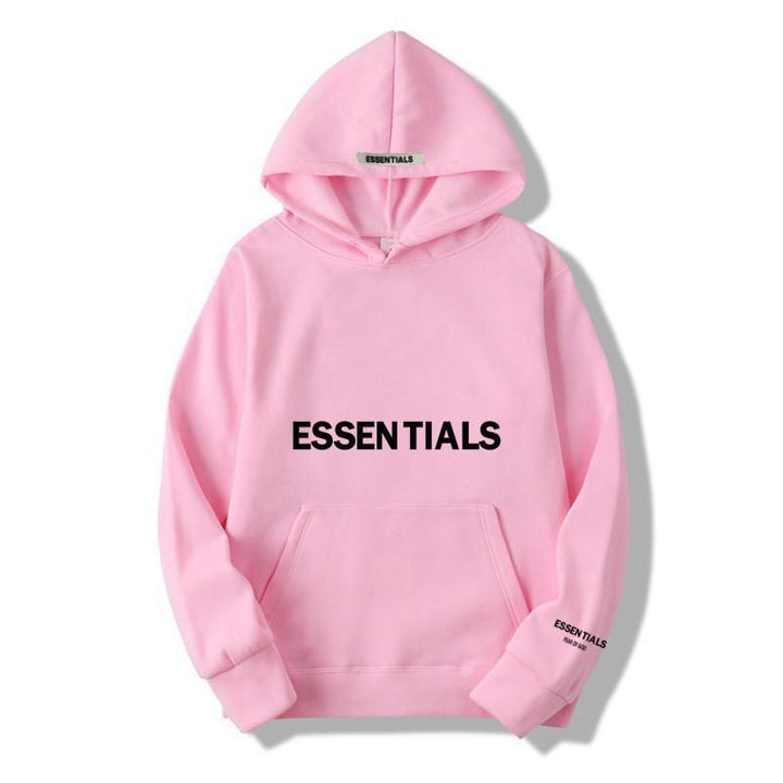 Warm Fleece Hoodie with Letter Print Cozy Comfort Meets Urban Style