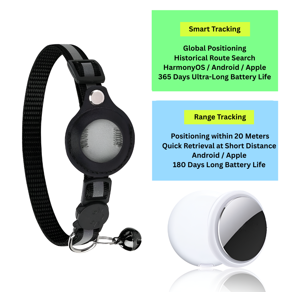 Cat GPS Tracker Collar with Reflective Design