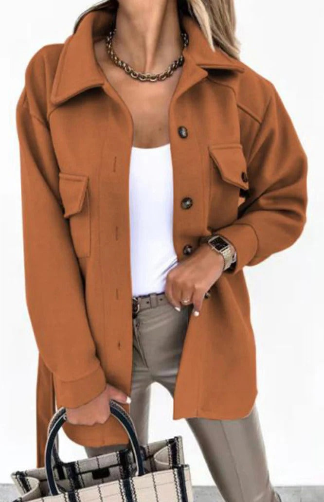 Lynda Stylish Spring Coat – Elevate Your Spring Wardrobe with Timeless Elegance